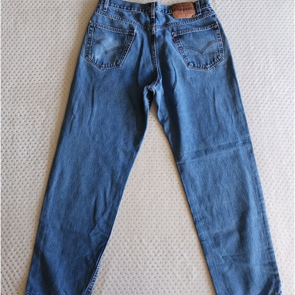 Vintage 550' s Distressed Medium wash jeans 👖 - Picture 11 of 16